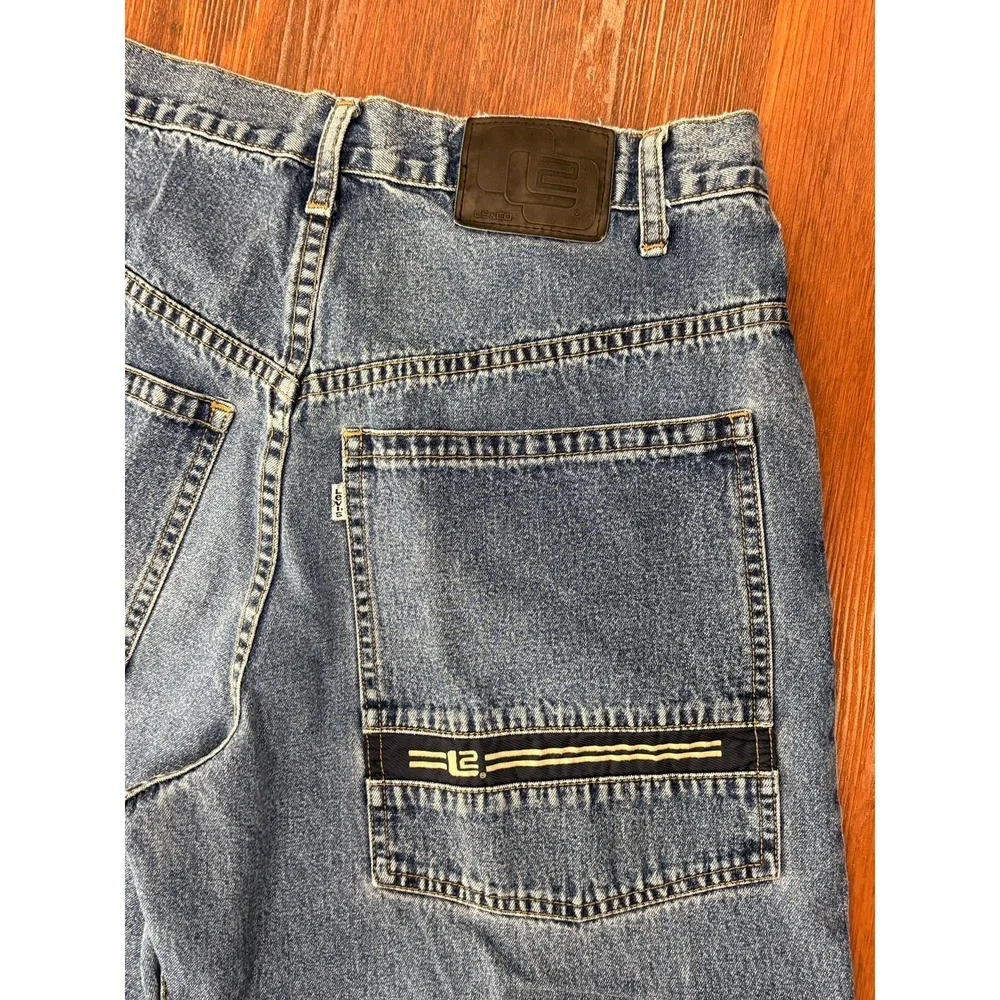 Vintage Levis L2 Jeans Men 32x30 Blue Baggy Relaxed Straight Denim Y2K